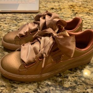 PUMA sneakers in pink gold